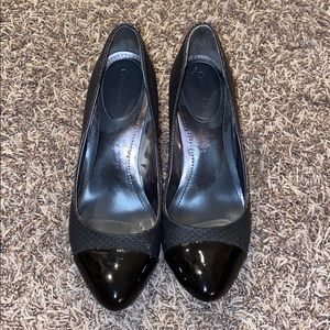 Calvin Klein black high heel shoes